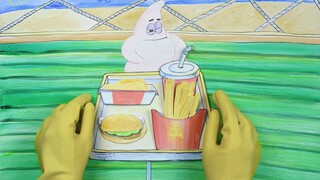 [Stop Motion Animation] Resep rahasia Spongebob terungkap, Patrick siap mendapat hadiah~