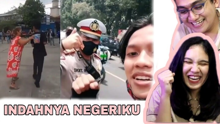MOMEN NGAKAK SAAT DEMO DPR