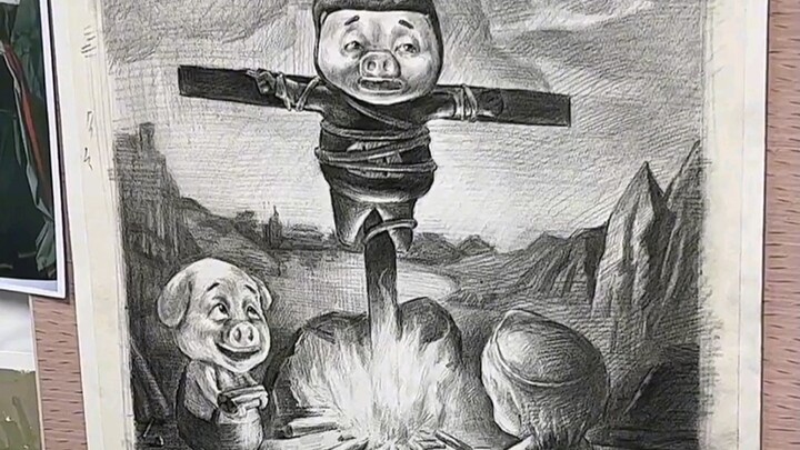 这几位同学的名画二创，真的很有创意