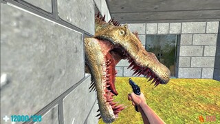 Survive in Grasslands with Dinosaurs. Fps Perspective! Animal Revolt Battle Simulator