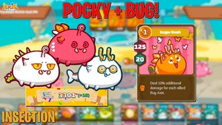 POCKY + DOUBLE BUG COMBO! by (INSECTION) TOP RANK DOUBLE BUG AQUA GAMEPLAY!  | AXIE INFINITY