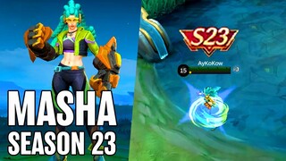 NEW SEASON 23 SKIN MASHA SPIRITED GAUNTLET |  MOBILE LEGENDS: BANG BANG