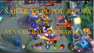 Pembalasan Seorang Freya Terhadap Team Popol & Pupa di Ulti Alpha Mobile Legends #BstationTalentHunt