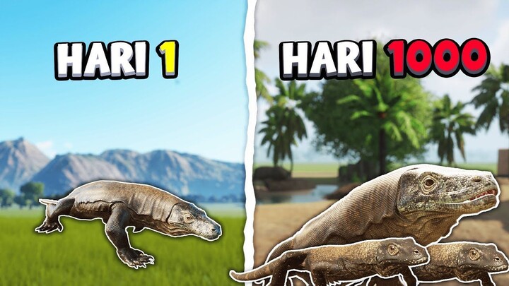 1000 Hari Membuat Kebun KOMODO Dan Melestarikan-nya Di Planet Zoo