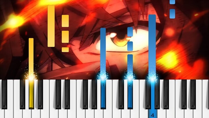 The Rising of the Shield Hero OP - "RISE" - Piano Tutorial [Tate no Yuusha no Nariagari OP / MADKID]
