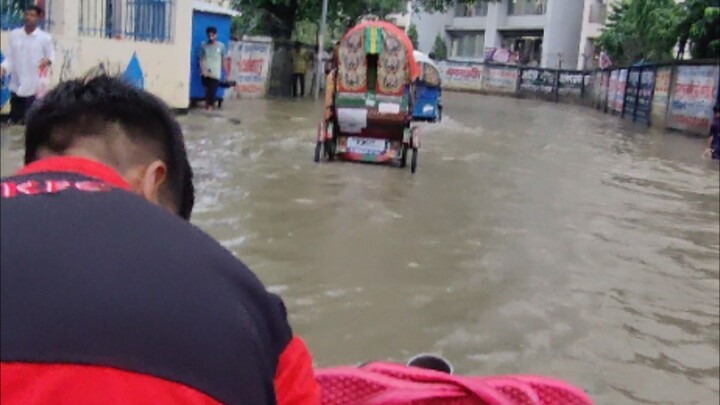 Whole City Underwater After One Downpour! Severe Waterlogging in Dhaka 😱🚨