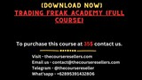 [Download Now] - Trading Freak Academy (Full Course)