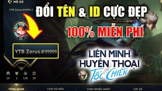 [Tốc Chiến] Cách Đổi Tên Và ID Độc Đẹp Miễn Phí Trong Liên Minh Tốc Chiến - Lol Mobile