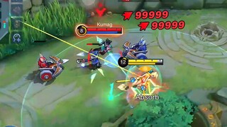 WHEN MOONTON BUFFED WANWAN .. FANNY IS SMILING..