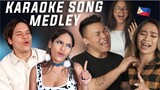 Land of the Singers...Latinos react to Karaoke Songs Medley ft. Jessica Sanchez & Ylona Garcia