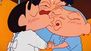 Shin-chan ingin mencium Masao, dan Kazama panik