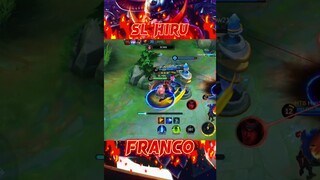Assassin Franco😏 #shorts #youtubeshorts #Franco #francohook #mobilelegends #mlbb #short #francopro