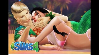 BEACH GIRL AND HER MERMAN | SIMS 4 STORY