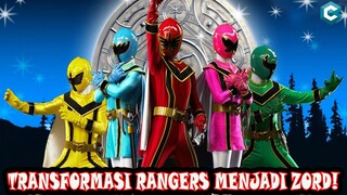 KEREN! 7 RANGER YANG BISA BERUBAH MENJADI ZORD