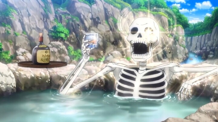 Ketiduran Ketika Main Game ! MC Terkirim ke ISEKAI Menjadi Tengkorak Overpower !