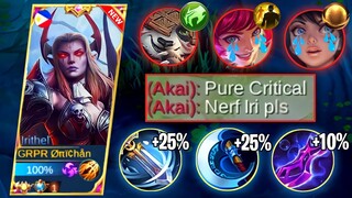 NEW META IRITHEL SCARIEST BUILD🔥+COUNTERING AKAI META JUNGLE = MANIACS!!!