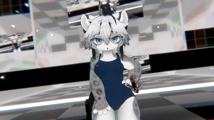 "Queencard" Queens, Vrchat Leopard School Water debut!