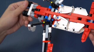 Review helikopter penyelamat LEGO 42092 hari ini memiliki dua mode bangunan, AB. Model B adalah pesa