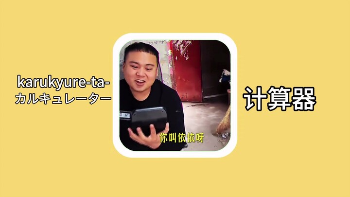 【Từ vựng tiếng Nhật】カルキュレーター (karukyure-ta-): Máy tính