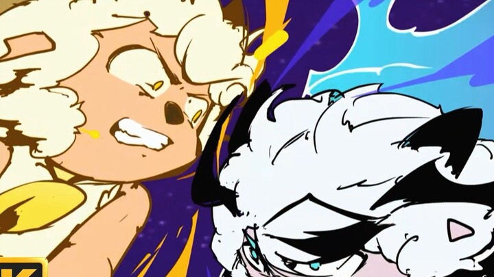 【𝟒𝐊𝟔𝟎𝐅𝐏𝐒】The tension is full! The final battle between light and shadow! The four happy sheeps combi