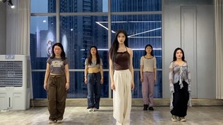 A report on how many months of dance study the cross-dressing guy has been doing?