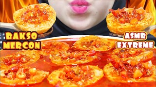 EXTREME!! ASMR BAKSO MERCON MANDI DI KOLAM MERCON PEDAS ANGK3R | ASMR INDONESIA