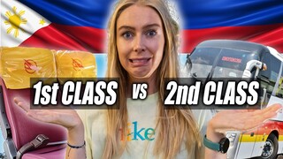 WHAT SHOULD YOU CHOOSE when travelling by BUS in the PHILIPPINES? | Manila to Baguio 🇵🇭
