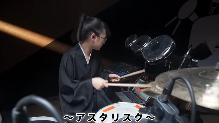 "~ｱｽﾀﾘｽｸ~(ดอกจัน)" BLEACH(บลีชเทพมรณะ/环·环) OP1 Drum Cat Jazz Drum (drum kit) บรรเลงเพลง TARN