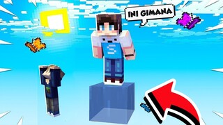 DUO KOCAK TERJEBAK DI MINECRAFT ONE BLOCK TAPI AIR !!!
