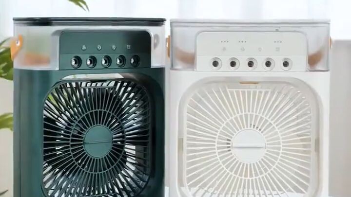Produto Shopee - Ventilador Refrigerador De Ar Condicionado Umidificador Portátil