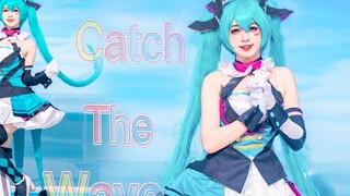 Hatsune Miku 14th Anniversary ❤️Birthday Congratulations❤️ "Catch The Wave" MIKU/cosplay [Qing Dou J