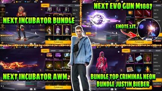 BOCORAN EMOTE EVO GUN M1887! INCUBATOR BUNDLE, INCUBATOR AWM, BUNDLE TOP CRIMINAL, BUNDLE J-BEIBS!