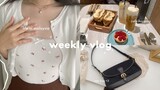 weekly vlog 🍓july diaries, cafe hopping, sinbono bag