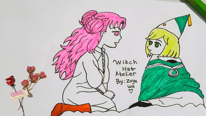 Witch Hat Atelier Drawing Tutorial 🥰💓💚