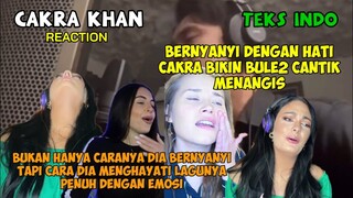 PENUH PENGHAYATAN, BULE2 CANTIK INI MENANGIS DIBUATNYA || CAKRA KHAN REACTION - IRIS ORCHESTRA COVER