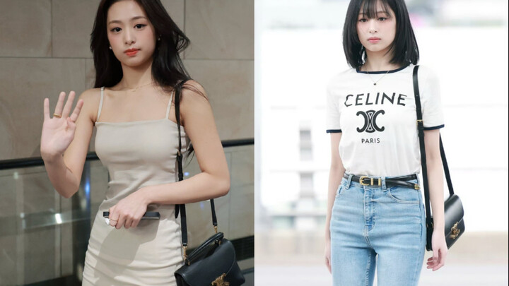 【AHYEON】Từ “thấp bé” đến “cao nhất”, hôm nay tại sân bay, Ahyeon đã diện đôi giày siêu cao