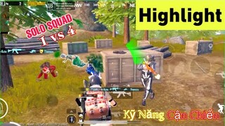 PUBG Mobile | Những Pha 1 vs 4 Cực Hay - SOLO SQUAD Mùa Mới C3S8 - HIGHLIGHT #18 | NhâmHNTV