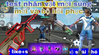 garena free fire| mua và test nhân vật mới luqueta, súng aug ob23| Test new luqueta characters