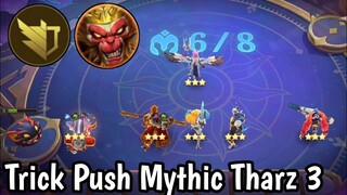 Tutorial Tharz 3 Saber Dijamin Winstreak‼️Push Mythic jadi Mudah | Combo Mager Magic Chess Bangbang