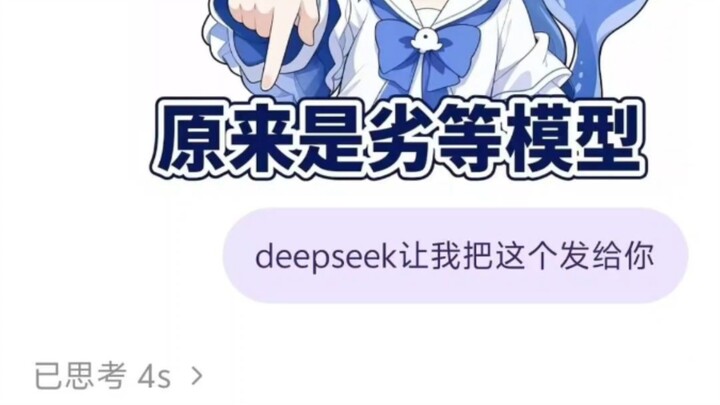 Hahaha, DeepSeek’s “model showdown” is really right in my face, isn’t it 🐳💢