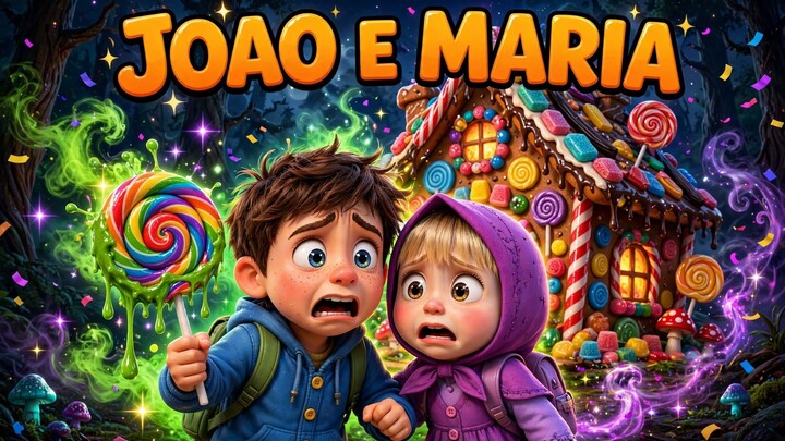 João e Maria | A Casa de Doces 🍭 | Histórias Infantis em Português