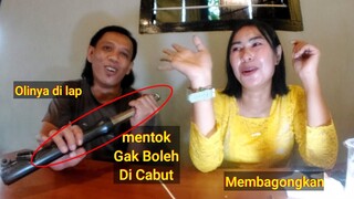 Dandan sock motor di temani mbak dewi , seru lucu