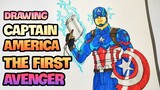 Drawing Captain America Avengers End Game
