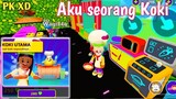 Membeli dan mereview paket profesi Koki Utama di PK XD Update Pameran Profesi