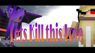 Minecraft Song Kill This Love  PSYCHOL GIRL VS GIRL ENDER DRAGON