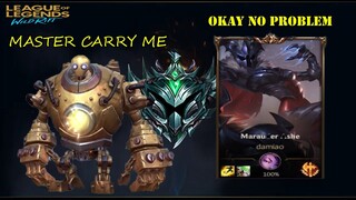 Wild Rift: Bronze Carry me in Platinum Promotion Match | Blitzcrank Gameplay - LoL Mobile Vikings