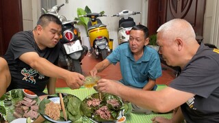 Nem Nướng Siêu Ngon Cùng 2  Bố