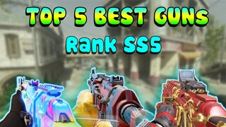 Call of Duty Mobile VN |TOP 5 Khẩu Súng Mạnh Nhất Và Được Sử Dụng Nhiều Nhất Rank