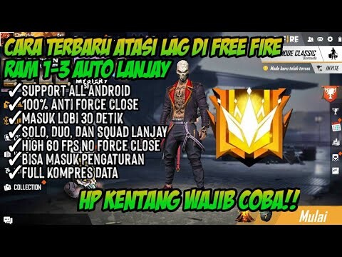 CONFIG FF NO LAG TERBARU!! - CONFIG SUPER DEWA CARA MENGATASI LAG DI FREE FIRE RAM 1-3GB LANJAY!!