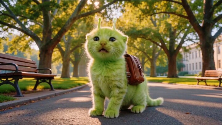 An Alien Kitten’s Earth Life Experience: A Day in the Life of a College Student